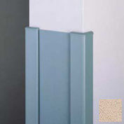 End Wall 90° Corners, 2'' Wings, 8'H W/Caps, 6"W, Mojave Sand, Recycled Vinyl