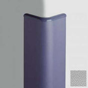 Corner Guard Bullnose 90°, 3'' Wings, 8'H W/Caps, Pearl Gray