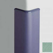 Corner Guard Bullnose 90°, 3'' Wings, 8'H W/Caps, Pale Jade