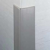 Flexible Vinyl Corner Guard, 2-1/2" Wings, 3/16" Radius, 8'H, Polar White