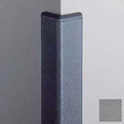 Corner Guard 90°, 2'' Wings, 4'H W/Caps, Gray