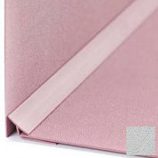 Inside Corner For Wall Sheet, 8'L, Silver Gray
