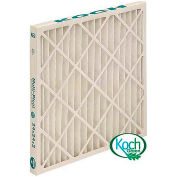 Koch™ High Capacity Multi-Pleat Green Air Filter, MERV 13, Extended Surface, 12"Wx24"Hx2"D - Pkg Qty 12