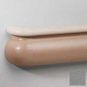 Crescent Series Vinyl Handrail/Crashrail Combination, 5-1/2"H x 12'L, Gray