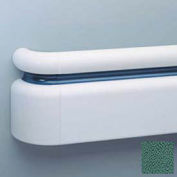 3-Piece Handrail System, Vinyl w/Aluminum Retainer, 6.25" Face 12' Long, Grotto