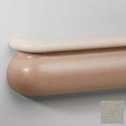 Crescent Series Vinyl Handrail/Crashrail Combination, 5-1/2"H x 12'L, Chinchilla