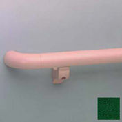 Return For Round Handrail, Vinyl, Hunter Green