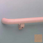Return For Round Handrail, Vinyl, Mocha