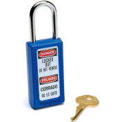 Master Lock Safety 411 Series Zenex Thermoplastic Padlock, Blue, 1-Pack