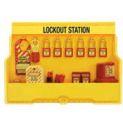 Master Lock® Lockout Station, Electrical Focus, Zenex™ Thermoplastic Padlocks