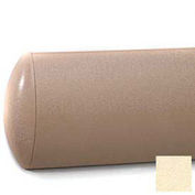 Crescent Series Wall Guard, Aluminum Retainer, 5"H x 12'L, Pale Yellow