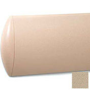 Crescent Series Wall Guard, Aluminum Retainer, 8"H x 12'L, Tan