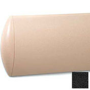 Crescent Series Wall Guard, Aluminum Retainer, 8"H x 12'L, Black