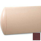 Crescent Series Wall Guard, Aluminum Retainer, 8"H x 12'L, Cordovan