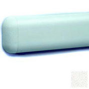 Wall Guard W/Rounded Top & Bottom Edges, 2-516"H x 12'L, White Sand