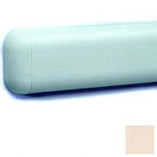 Wall Guard W/Rounded Top & Bottom Edges, 2-516"H x 12'L, Wheat