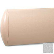 Crescent Series Wall Guard W/Rec. Plastic Clip Retainer System, 8"H x 12'L, Silver Gray