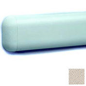 Wall Guard W/Rounded Top & Bottom Edges, 2-516"H x 12'L, Khaki Brown