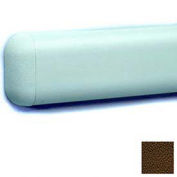Wall Guard W/Rounded Top & Bottom Edges, 2-516"H x 12'L, Brown