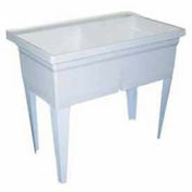 Fiat FLTDII100 Laundry Tub 40"L x 24"W x 33-1/4"H Floor Mounted, White