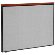 60-1/4"W x 43-1/2"H Deluxe Office Partition Panel, Gray