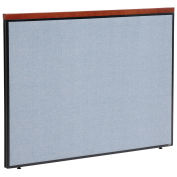 60-1/4"W x 43-1/2"H Deluxe Office Partition Panel, Blue