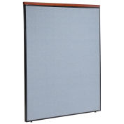 60-1/4"W x 73-1/2"H Deluxe Office Partition Panel, Blue