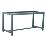 Stackbin Fixed Height Box Tube Workbench Frame, 52"W X 27"D, Blue