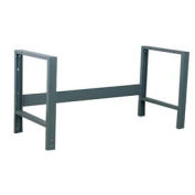 Stackbin 3500 Series Fixed Height Bench Frame, 65"W X 27"D X 32-1/4"H, Gray