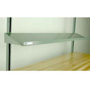 Stackbin Angled Cantilevered Shelf, 64"W X 16"D, Gray