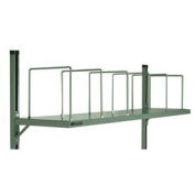 Stackbin Flat Cantilevered Shelf, 64"W X 16"D, Gray