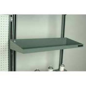 Stackbin Flat Steel Shelf W/Full Lips, 32"W X 12"D, Gray