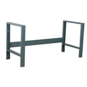 Stackbin 3500 Series Fixed Height Bench Frame, 53"W X 27"D X 32-1/4"H, Gray