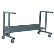 Stackbin Ergonomic Mobile Frame, 35"W X 27"D X 35-40"H, Gray