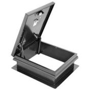Weathertight Roof Hatch, Galvanized, 48"Lx48"W