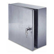 Acudor Surface Mount Valve Box Satin Polish, Stainless Steel, 12x12x6