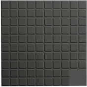 Black/Brown Rubber Tile Square Design 50cm