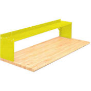 72" Aerial Shelf For Bench, Safety Yellow
