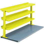 3 Shelf Production Booster, 48"W X 36"H, Safety Yellow