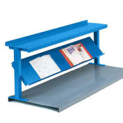 2 Shelf Production Booster, 72"W X 24"H, Regal Blue
