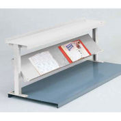 2 Shelf Production Booster, 72"W X 24"H, Reflective White