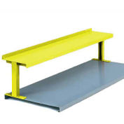 1 Shelf Production Booster, 48"W X 14"H, Safety Yellow