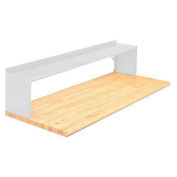 30" Aerial Shelf For Bench, Reflective White