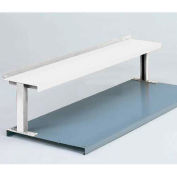 1 Shelf Production Booster, 60"W X 14"H, Reflective White
