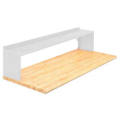 60" Aerial Shelf For Bench, Reflective White