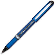 Pentel EnerGel NV Liquid Gel Pen, .5mm, Gray Barrel, Black Ink, Dozen