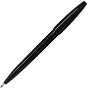 Pentel Sign Pen, Water-Based Ink, Fiber Tip, Fine, Black Barrel/Ink, Dozen