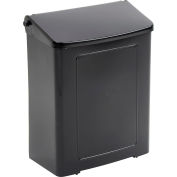 Impact® Safe-Use® Plastic Sanitary Napkin Receptacle - Black