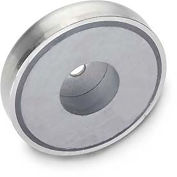 Retaining Magnet Assembly w/ Thru Hole - 2.48" Dia. Stainless Steel