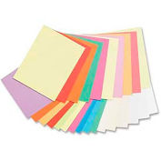 Pacon Array Jumbo Card Stock Paper, 8-1/2" x 11", 65 lb, Pastel/Bright Colors, 250 Sheets/Pack